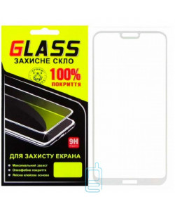 Защитное стекло Full Screen Huawei P20 Lite white Glass