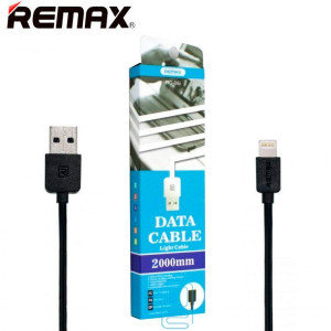 USB кабель Remax Light speed RC-06i Apple Lightning 2m черный