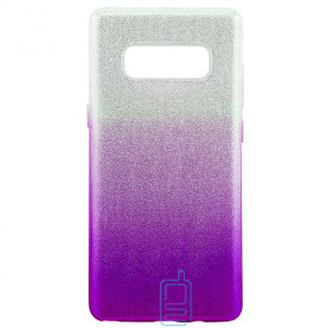 Чехол силиконовый Shine Samsung Note 8 N950 градиент фиолетовый