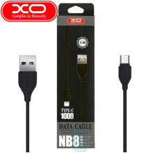 USB кабель XO NB8 Type-C 1m черный