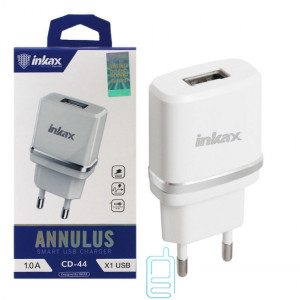 Сетевое зарядное устройство inkax CD-44 1USB 1A white