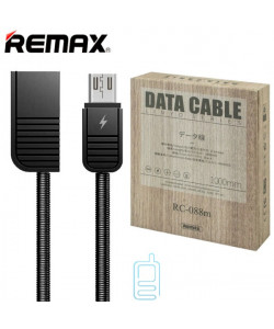 USB Кабель Remax Linyo RC-088m micro USB чорний