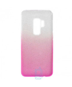 Чехол силиконовый Shine Samsung S9 Plus G965 градиент розовый