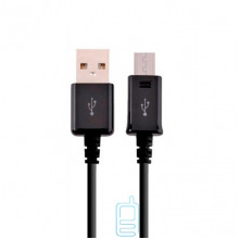 USB Кабель Galaxy (штекер 0.8mm) micro USB без упаковки чорний