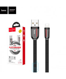 USB Кабель Hoco U74 "Grand" Lightning 1.2м чорний