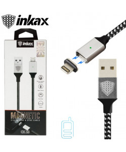 USB кабель inkax CK-50 Magnetic Apple Lightning 1м чорний