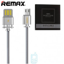 USB Кабель Remax Dominator RC-064m micro USB серебристый