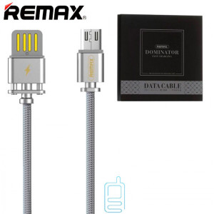 USB Кабель Remax Dominator RC-064m micro USB серебристый