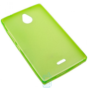 Чохол силіконовий кольоровий Nokia X2 Dual Sim зелений