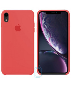 Чехол Silicone Case Apple iPhone XR розовый 52