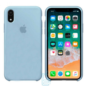 Чехол Silicone Case Apple iPhone XR светло-голубой 05