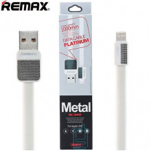 USB кабель Remax Platinum RC-044i lightning 1m білий