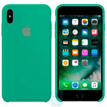 Чохол Silicone Case Apple iPhone X, XS зелений 47