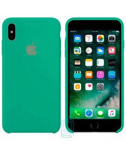 Чохол Silicone Case Apple iPhone X, XS зелений 47