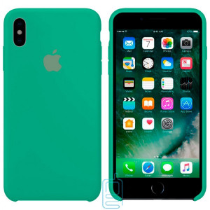 Чехол Silicone Case Apple iPhone X, XS зеленый 47