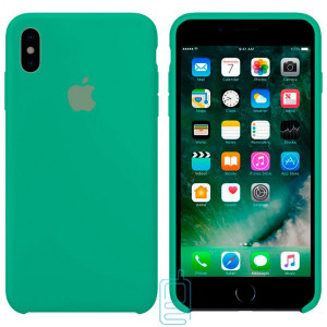 Чохол Silicone Case Apple iPhone X, XS зелений 47