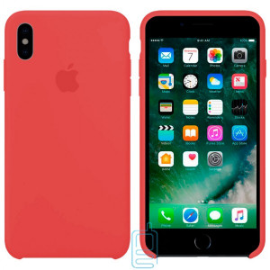 Чехол Silicone Case Apple iPhone X, XS розовый 52