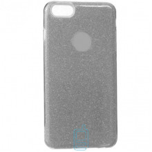 Чехол силиконовый Shine Apple iPhone 7, 8 серый