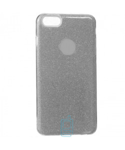 Чехол силиконовый Shine Apple iPhone 7, 8 серый