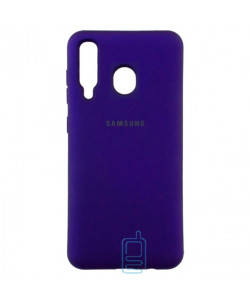 Чохол Silicone Case Full Samsung M30 2019 M305 фіолетовий