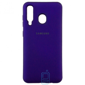 Чехол Silicone Case Full Samsung M30 2019 M305 фиолетовый