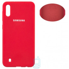 Чехол Silicone Cover Full Samsung A10 2019 A105 красный