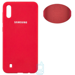 Чохол Silicone Cover Full Samsung A10 2019 A105 червоний