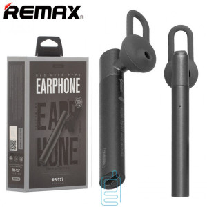 Bluetooth гарнитура Remax RB-T17 черная