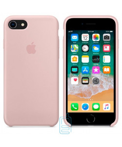 Чохол Silicone Case Apple iPhone 7, 8 блідо-рожевий 19