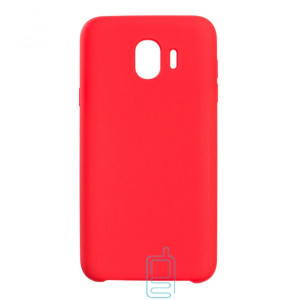 Чехол Silicone Case Original Samsung J4 2018 J400 красный (14)