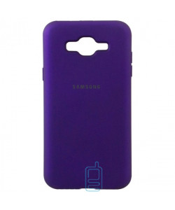 Чехол Silicone Case Full Samsung J2 Prime G532, G530 фиолетовый