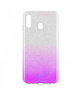 Чехол силиконовый Shine Samsung A40 2019 A405 градиент фиолетовый