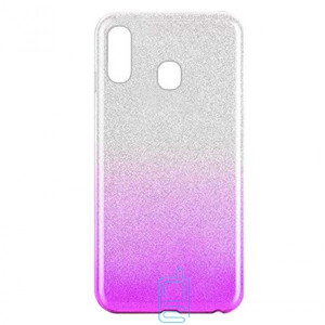 Чехол силиконовый Shine Samsung A40 2019 A405 градиент фиолетовый