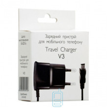 Мережевий зарядний пристрій Travel Charger 0.6A mini-USB black