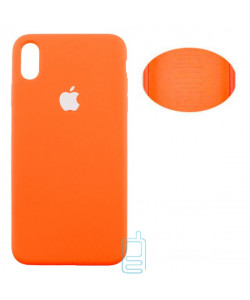 Чехол Silicone Cover Full Apple iPhone XR оранжевый
