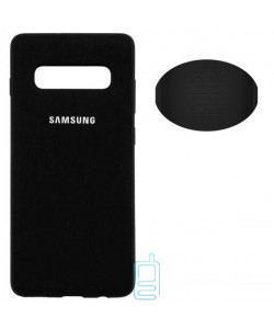 Чехол Silicone Cover Full Samsung S10 Plus G975 черный