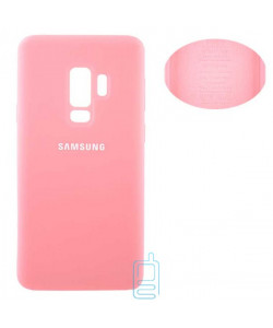 Чехол Silicone Cover Full Samsung S9 Plus G965 розовый