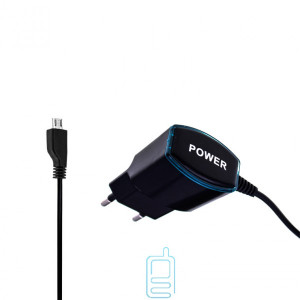 Сетевое зарядное устройство Power 7 Star C-02 1.0A micro-USB black