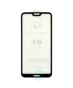 Защитное стекло 5D Huawei P20 Lite black тех.пакет