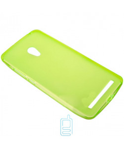 Чехол силиконовый цветной ASUS ZenFone 6 зеленый
