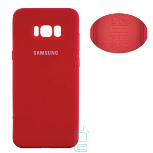 Чехол Silicone Cover Full Samsung S8 Plus G955 красный