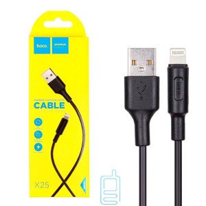USB кабель Hoco X25 ″Soarer″ Apple Lightning 1m черный
