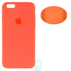 Чехол Silicone Cover Full Apple iPhone 6 оранжевый