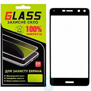 Защитное стекло Full Screen Huawei Y5 2017, Y6 2017 black Glass