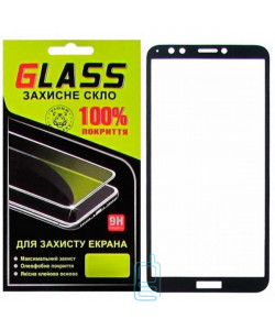 Защитное стекло Full Screen Huawei Enjoy 8, Honor 7C Pro, Nova 2 Lite, Y7 2018, Y7 Prime 2018 black Glass