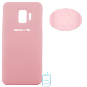 Чохол Silicone Cover Full Samsung J2 Core 2018 J260 рожевий