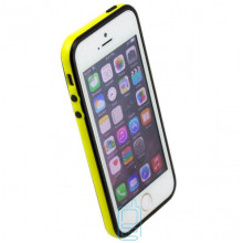 Чехол-бампер Apple iPhone 5 Bampers желто-черный