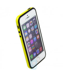 Чехол-бампер Apple iPhone 5 Bampers желто-черный
