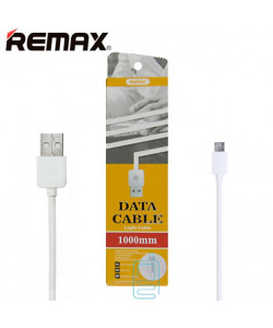 USB кабель Remax Light speed RC-06m micro USB 1m білий