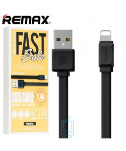 USB кабель Remax RC-129i Fast Pro Lightning 1m чорний